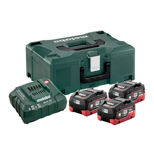 Metabo 4007430287748 - 685069000 Basissæt batterier med oplader