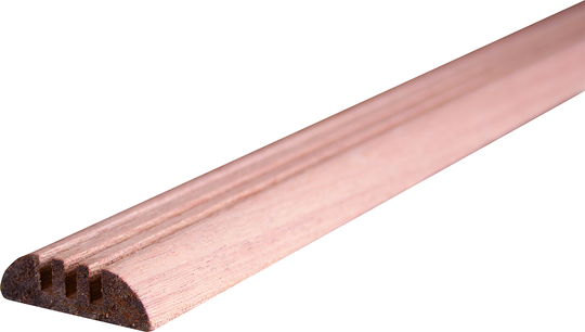 Mahognyprofil, trippel, 50mm x 14mm, 1m