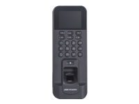 Hikvision Pro Series DS-K1T804AMF - Adgangskontrolterminal med fingeraftrykslæser - kabling - Wi-Fi - 10/100 Ethernet - sort
