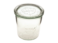 Patentglas Weck 580 ml Ø10.8x10.65 cm uden Låg Glas