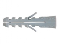 Fischer S 4, Udvidelsesanker, Mursten, Beton, Murerarbejde, Nylon, Grå, 4 mm, 2 cm