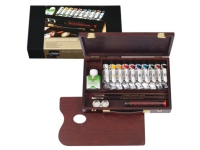 Rembrandt Acrylic colour wooden box Traditional | 10 x 40 ml + accessories