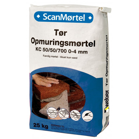 Weber Scanmørtel Opmuring - 18 Kg