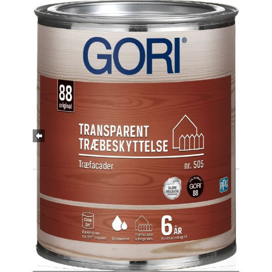 Dyrup Gori 505 Træbeskyttelse Transparent Base 30 - 0,75lt