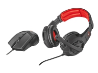 Trust GXT 784 - Gaming - headset - fuld størrelse - kabling - med Gaming Mouse