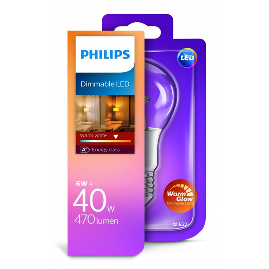Philips LED 6W E27 Lyskilde VV