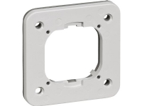 LAURITZ KNUDSEN Opus® 74 indsats mellemplade for afbryder, lysegrå.