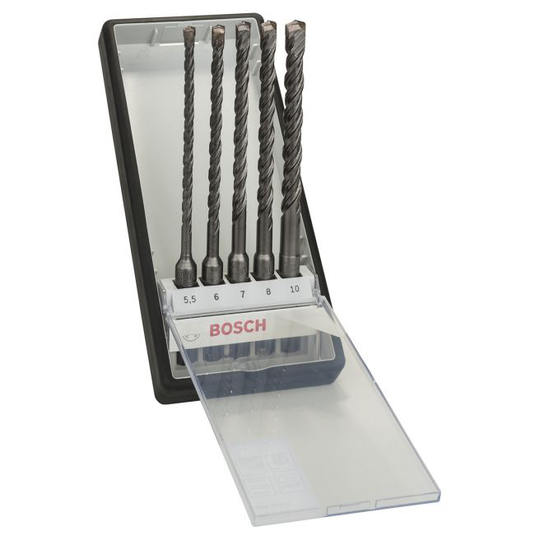 Bosch Hammerborsæt SDS P-5 5stk 5,5-10mm - 2607019929