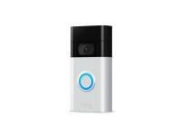 Ring Video Doorbell - Smart dørklokke - med kamera - 2. generation - trådløs - 802.11b/g/n - 2.4 Ghz - satinnikkel