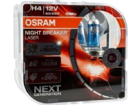 Osram Night Breaker Laser, 60/55W , 12 V, H4, Halogen, 2 stk