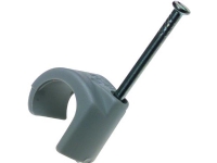 SCHNEIDER ELECTRIC Clips rund 4-6mm natur søm 20mm - (100 stk.)
