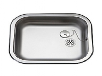 Uni køkkenvask 34x40 - køkkenvask 340x400 mm mat med prop