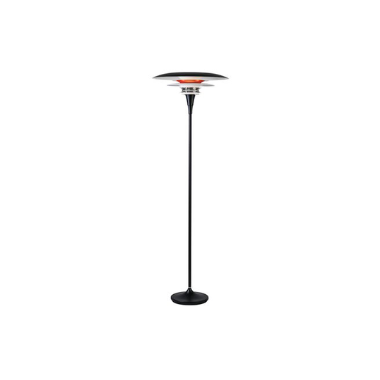 Belid Diablo 3366 sort/blank rød - Gulvlampe