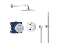 Grohe GRT sampk indby rund+brs - Grohtherm Brusesæt med Rainshower Cosmopolitan 210 34732000