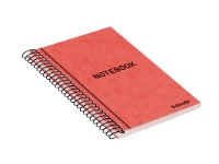 Notesbog Esselte, 140 x 90 mm, linjeret, spiral, 50 ark, 60 g