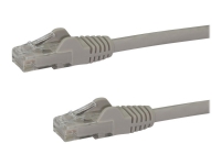 StarTech.com 75ft CAT6 Ethernet Cable, 10 Gigabit Snagless RJ45 650MHz 100W PoE Patch Cord, CAT 6 10GbE UTP Network Cable w/Strain Relief, Gray, Fluk