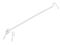 Home>it® dørkrog Ø6 x 300 mm hvid