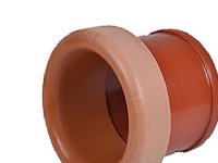 PVC-overg.stk. 200mm BT mf. - glat kloak, Uponor
