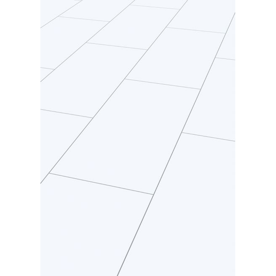 Glamour Laminatgulv - D2935 Højglans hvid, flise 1164335