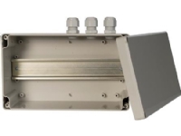 PROFORT Kasse IP65, for multiGuard DIN4, DIN6 og DIN9. Med DIN-skinne. Dimensioner: 200x150x80 mm.