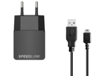 SPEEDLINK SL-5612-BK, Spillekonsol, Indendørs, Sort, 1,5 m