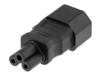 Deltaco DEL-1011, C14, 250 V, 2,5 A, Sort