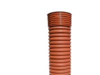 Opføringsrør 315x3000mm - korrugeret med muffe. Uponor PP