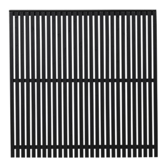 Plus Sendai Hegn - 180x180 cm - Fungicid beh. grundmalet sort - 17444-15
