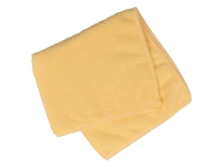 Mikrofiberklud, gul, 32 x 32 cm, pakke a 20 stk.