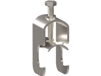 WIBE GROUP Kabelklemme ARX1-22 Zink+ til enkelt kabel - korrosionklasse C4, Højde 55 mm, Bredde 27 mm, Dybde 30 mm, Kabel ø22 mm.