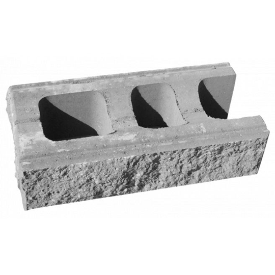 RBR BB Mur Hj. - 29x58x15 - Grå - Knæk Støttemur