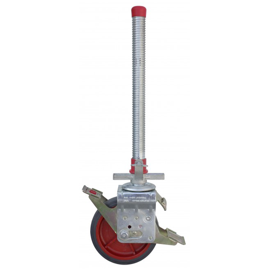 JUMBO Hjul 20cm. m/bremse 700kg. GUMMI