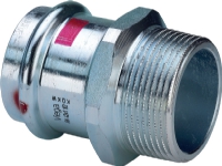 VIEGA Prestabo overgang 3/4x18mm af ulegeret stål muffe / nippel, SC-contur
