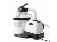 Intex 26644, Sandfilterpumpe, Sort, Hvid, Pool over jorden, 6-vejs ventil, Vekselstrøm, 220 - 240 V