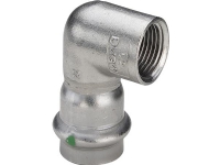 VIEGA Inox vinkel 90 grader 1x22 mm Inox af rustfri stål muffe/muffe, SC-Contur