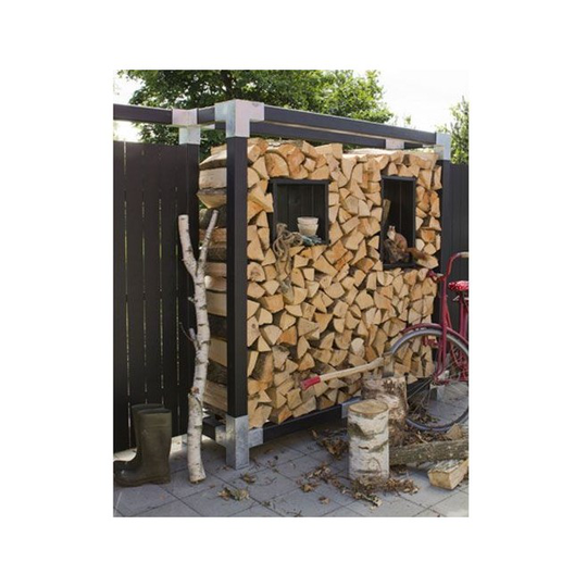 Plus CUBIC brænderumdeler - D:50cm H:188cm B: 206cm - sortgrundet