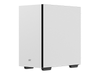 DeepCool MACUBE 110 - Tower - mini ITX / micro ATX - sidepanel med vindue (hærdet glas) - ingen strømforsyning (ATX / PS/2) - hvid - USB/Lyd