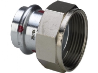 VIEGA Prestabo forskruning 1x22 mm af ulegeret stål, fladpak muffe/muffe , SC-contur