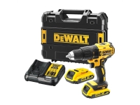 DeWALT DCD778D2T-QW - Hammerbor/skruemaskine - ledningfri - 2-hastigheders - borepatron med nøgle 13 mm - 65 N·m - 2 batterier - 18 V
