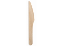 Bestik Huhtamaki knive, coatet træ, 16,5 cm, pose a 100 stk.