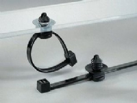 Hellermann Tyton T30RFT6, Polyamid, Sort, 3 cm, 135 N, -40 - 105 °C, 15 cm