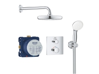Grohe GRT sampk bruser+bruses. - Grohtherm Brusesæt med Tempesta 210 m håndbrus Tempesta 100