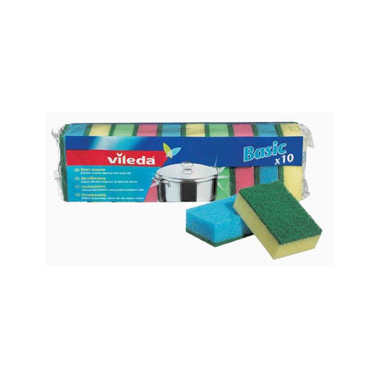 Vileda Grydesvamp Rainbow 10 stk