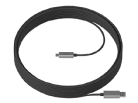 Logitech Strong - USB-kabel - USB Type A (han) til USB-C (han) - USB 3.1 - 10 m - plenum, Active Optical Cable (AOC)