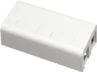 LEXCOM Fiber Montageboks Softline 2.5M, 4xfiber, hvid