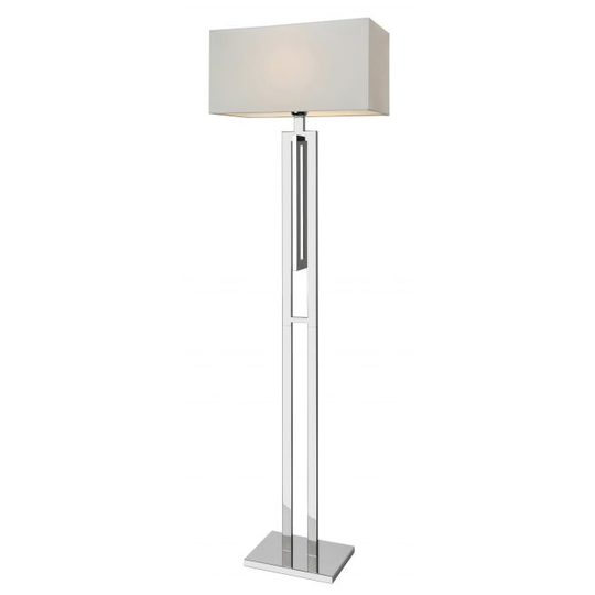 Sompex Gulvlampe City Silver-Hvid - Højde 156 cm