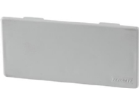 HAGER Endestykke M6663 PH For LFH 40060/61 Højde 40 mm, bredde 60 mm Perlehvid halogenfri plast