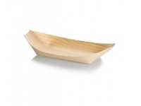Båd bakke 245x120x25 mm Bionedbrydelig Træ FSC,100 stk/pk