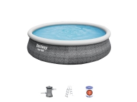 Bestway Fast Set Pool Sæt 457 x 107 cm m/pumpe og stige