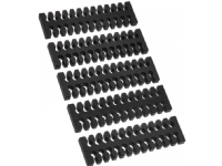 BitFenix 24-Slot Kabelkamm Kit, 5 Stück - schwarz
